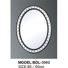 Espejo de baño de vidrio de plata de 5 mm de espesor (BDL-3092)